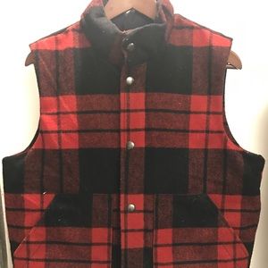 OLD NAVY PUFF FLANNEL VEST